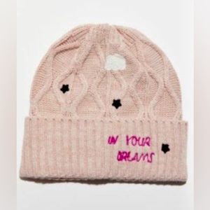 Urban Outfitters Bella Embroidered Beanie - NWT